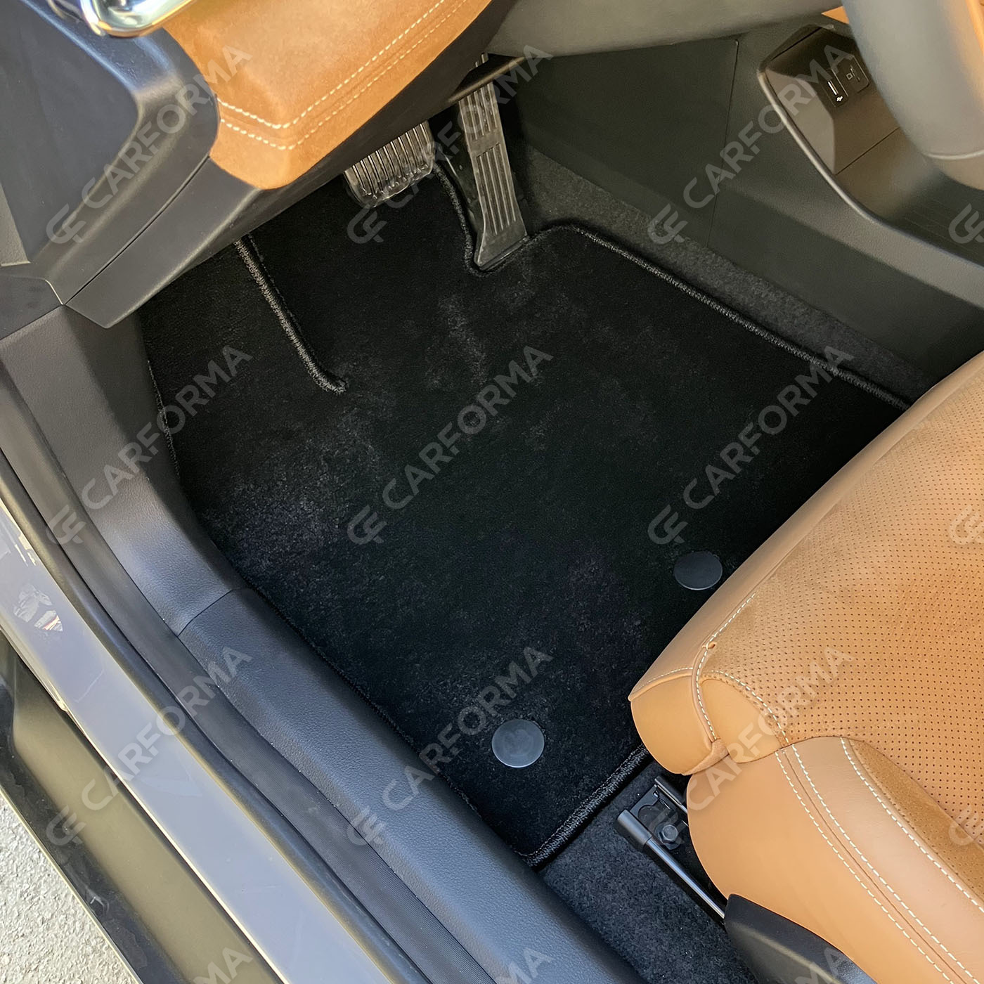 Ворсовые коврики на Mazda EZ-6 2024&nbsp;-&nbsp;2026 в Ярославле