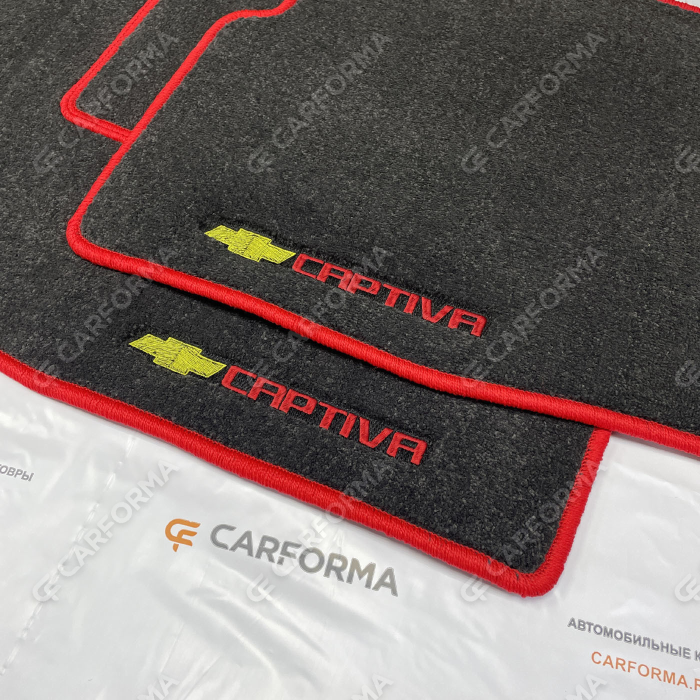 Ворсовые коврики на Chevrolet Captiva 2006&nbsp;-&nbsp;2016 в Ярославле
