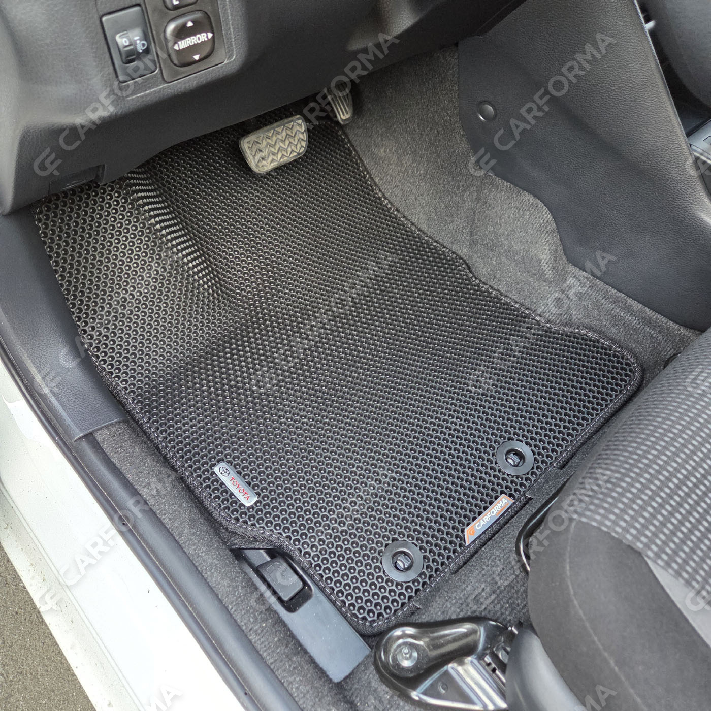 Водительские ворсовые коврики  Toyota Vios 2013&nbsp;-&nbsp;2026 в Ярославле