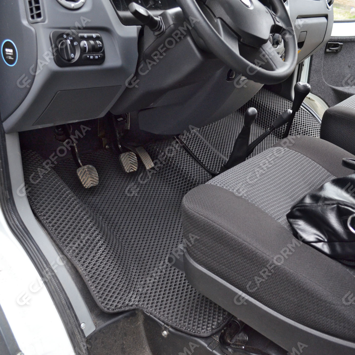 Ворсовые коврики на ГАЗ Соболь Комби грузопассажирский 1998&nbsp;-&nbsp;2026 в Ярославле