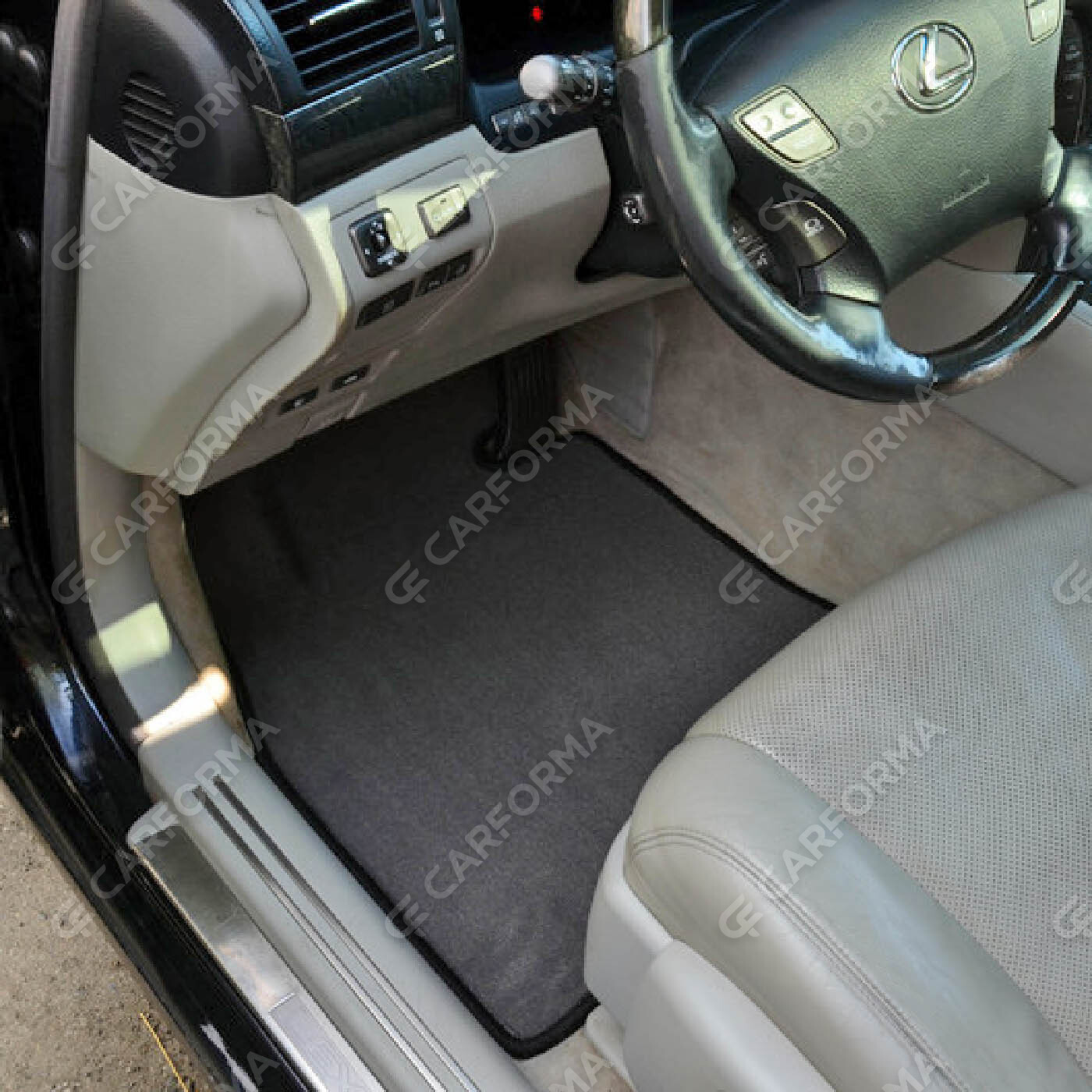 Ворсовые коврики на Lexus LS IV 2006&nbsp;-&nbsp;2017 в Ярославле