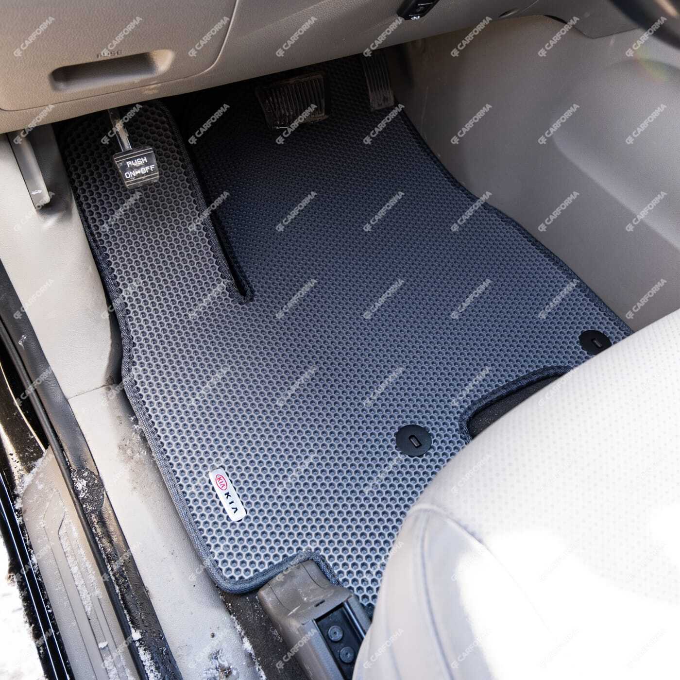 Ворсовые коврики на KIA Carnival III 7 мест 2014&nbsp;-&nbsp;2021 в Ярославле