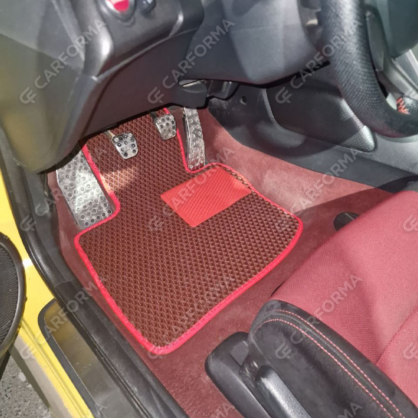 Ворсовые коврики на Honda Civic VIII 3d 2006&nbsp;-&nbsp;2011 в Ярославле