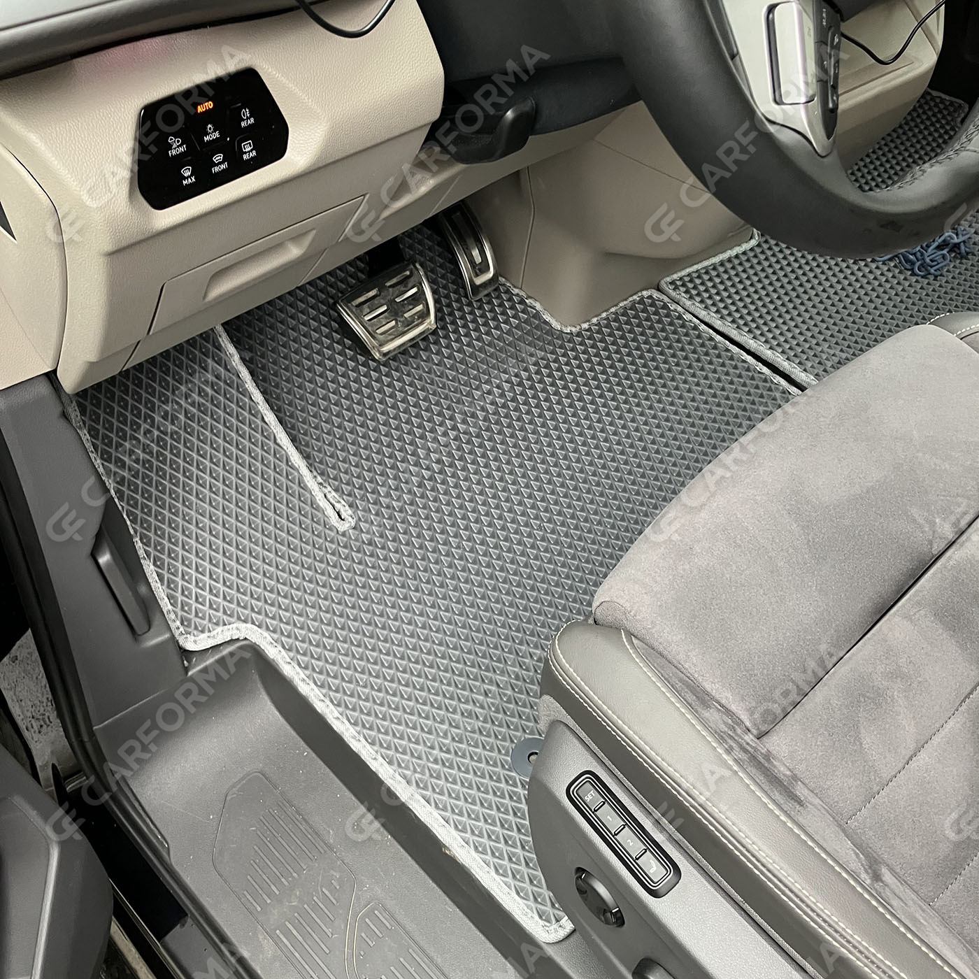 Ворсовые коврики на Volkswagen Multivan (T7) 2021&nbsp;-&nbsp;2026 в Ярославле