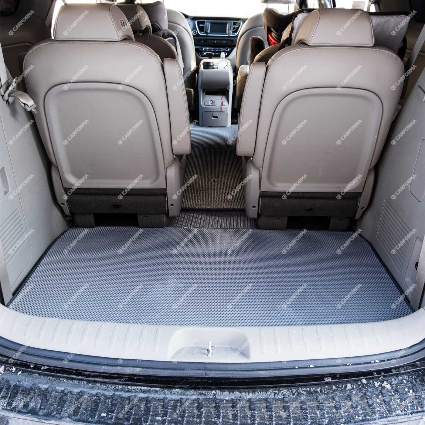 Ворсовые коврики на KIA Carnival III 9 мест и 11 мест 2014&nbsp;-&nbsp;2021 в Ярославле