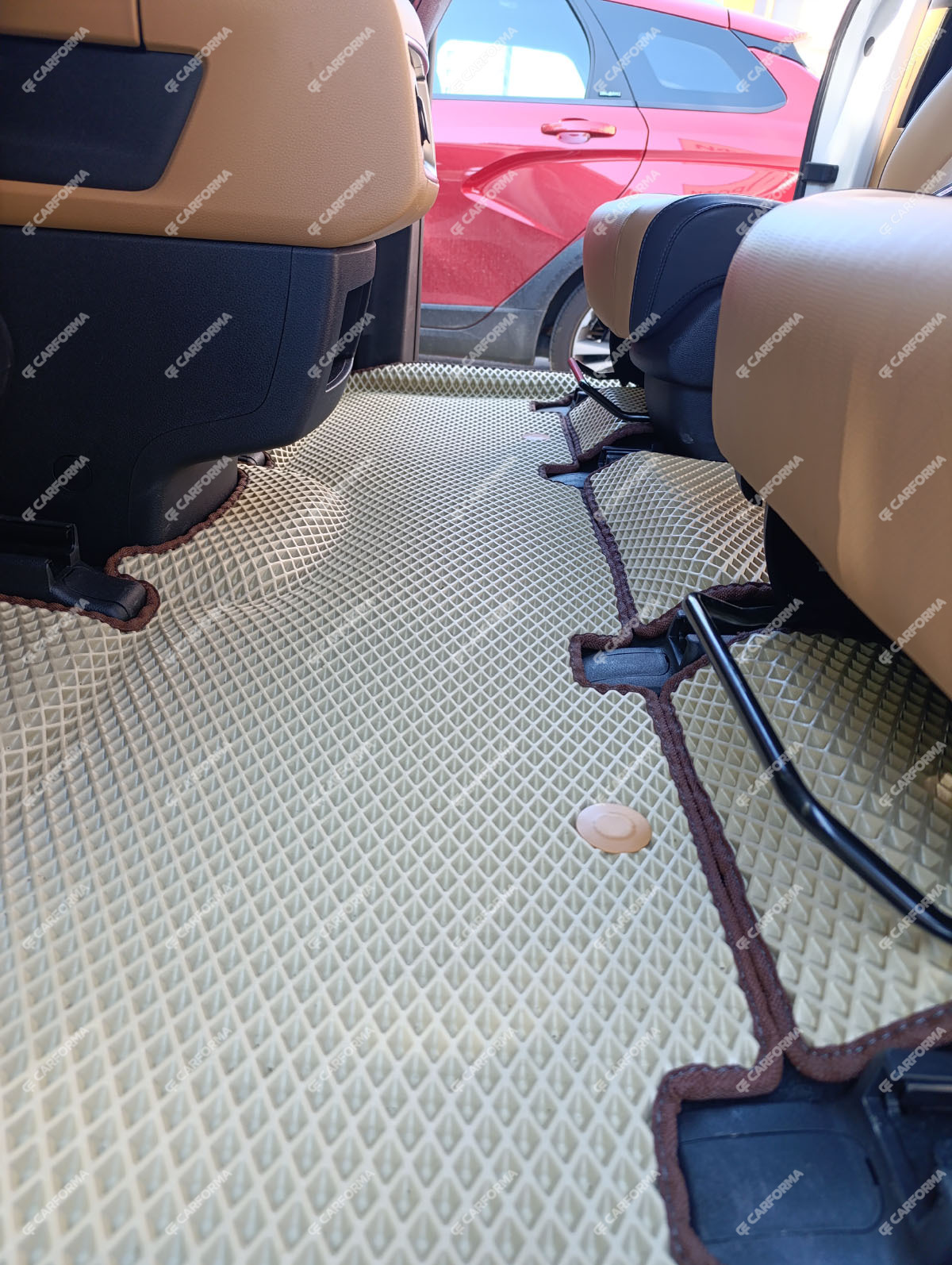 Ворсовые коврики на KIA Carnival IV 9 мест 2020&nbsp;-&nbsp;2025 в Ярославле