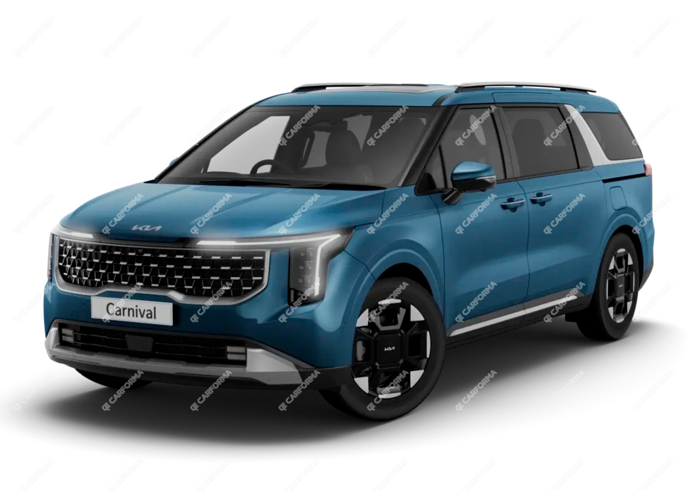 Ворсовые коврики на KIA Carnival IV 9 мест 2020&nbsp;-&nbsp;2025 в Ярославле