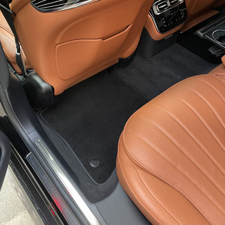 Ворсовые коврики на Mercedes S (W223, V223) 2020 - 2025 в Ярославле