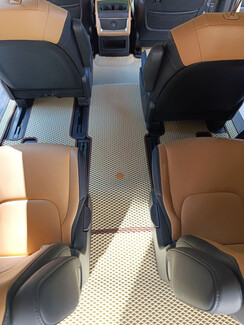 Ворсовые коврики на KIA Carnival IV 9 мест 2020 - 2025 в Ярославле Ворсовые коврики на KIA Carnival IV 9 мест 2020 - 2025 в Ярославле