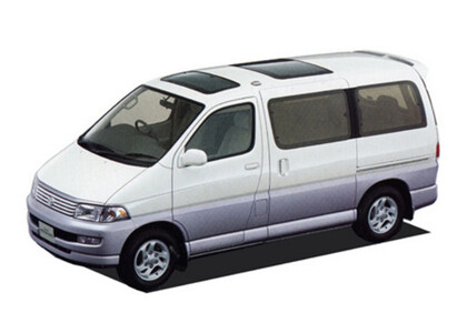 Ворсовые коврики на Toyota Hiace Regius (xH10) 1997 - 2002 в Ярославле
