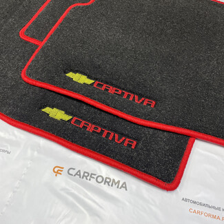 Ворсовые коврики на Chevrolet Captiva 2006&nbsp;-&nbsp;2016 в Ярославле