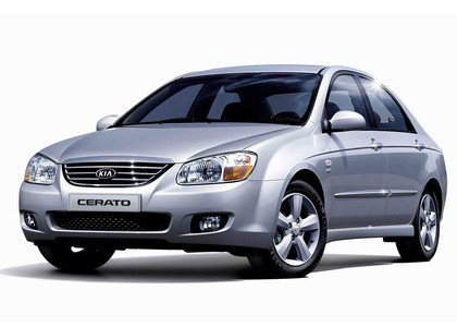 Ворсовые коврики на KIA Cerato I 2004 - 2008 в Ярославле
