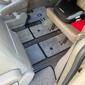 Ворсовые коврики на KIA Carnival III 7 мест 2014&nbsp;-&nbsp;2021 в Ярославле