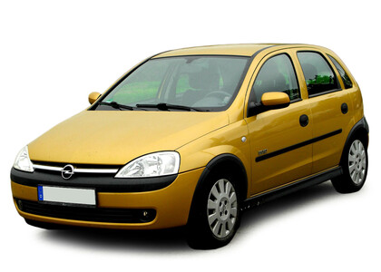 Ворсовые коврики на Opel Corsa C 2000 - 2006 в Ярославле
