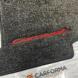 Ворсовые коврики на KIA Carnival III 7 мест 2014&nbsp;-&nbsp;2021 в Ярославле