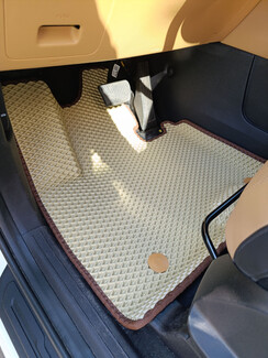 Ворсовые коврики на KIA Carnival IV 9 мест 2020 - 2025 в Ярославле Ворсовые коврики на KIA Carnival IV 9 мест 2020 - 2025 в Ярославле