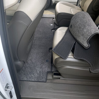 Ворсовые коврики на KIA Carnival IV 9 мест 2020 - 2025 в Ярославле Ворсовые коврики на KIA Carnival IV 9 мест 2020 - 2025 в Ярославле