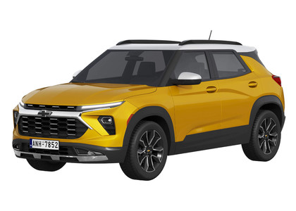 Ворсовые коврики на Chevrolet TrailBlazer III 2019 - 2025 в Ярославле