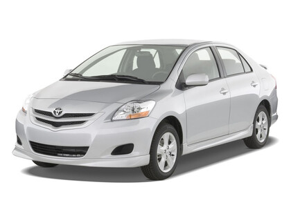 Ворсовые коврики на Toyota Belta 2005 - 2012 в Ярославле